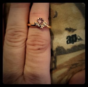 Size 5.5 rose colored ring